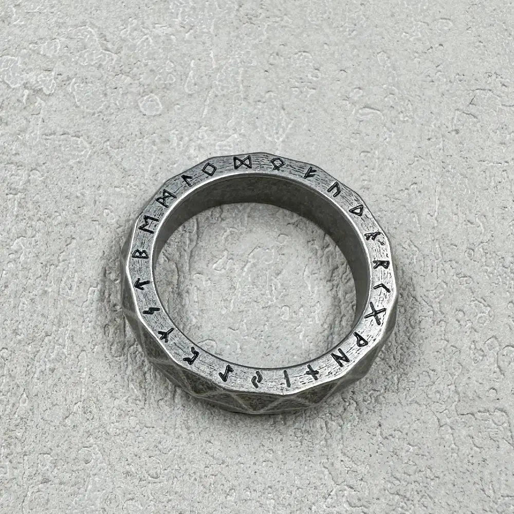 Nordic Stainless Steel Men's Ring