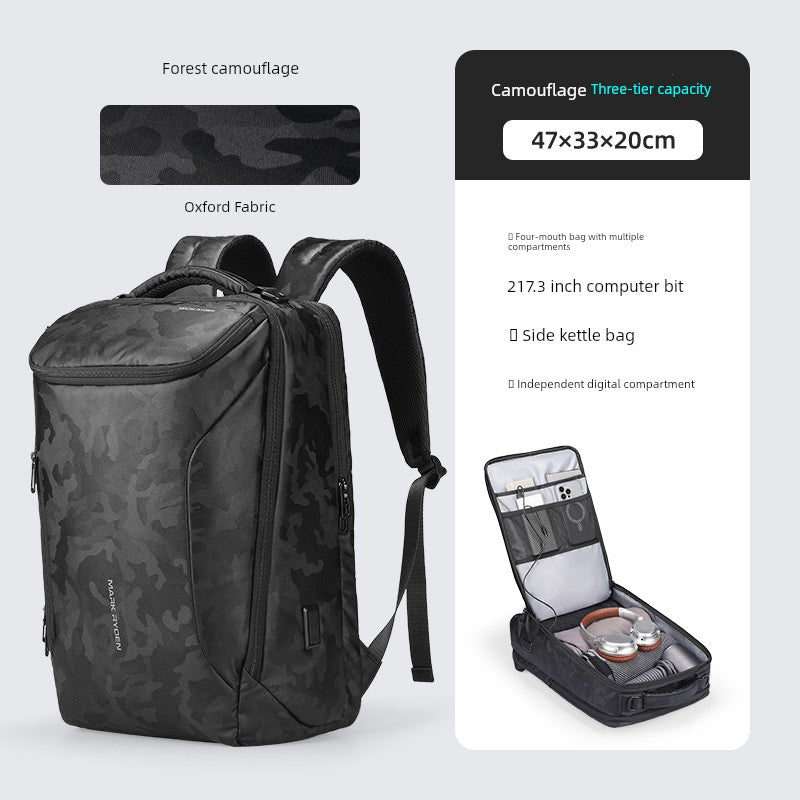 Men's Multi-Layer Defense Backpack