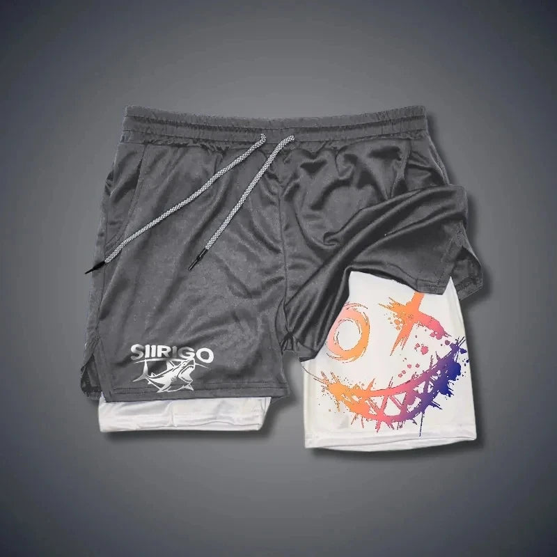 2024 Men's Smiling Fitness Shorts