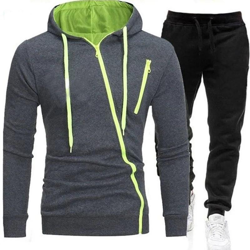 Men's Sports Hoodie 2 Piece Set