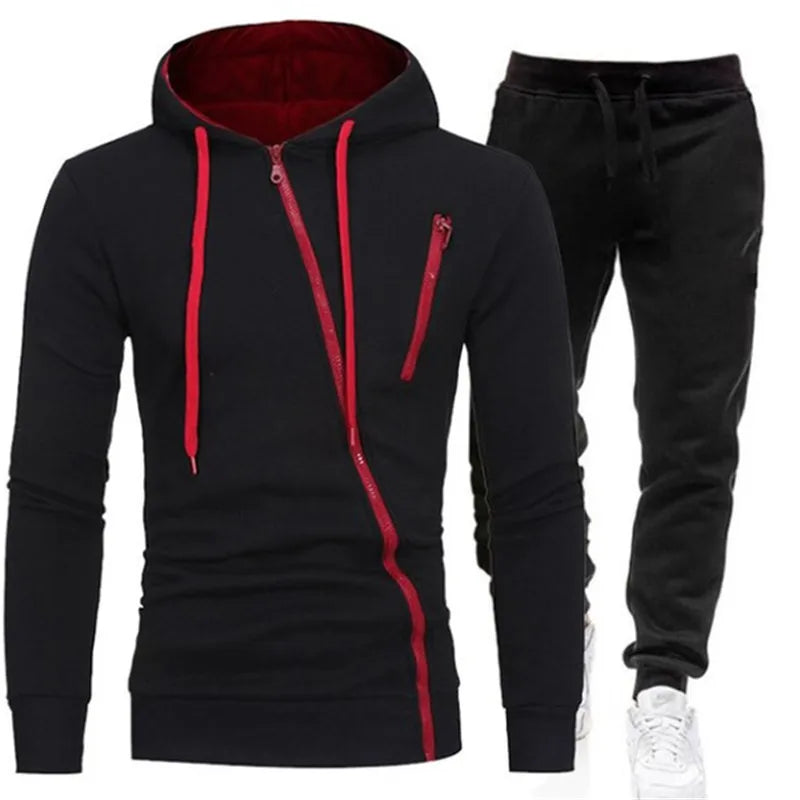 Men's Sports Hoodie 2 Piece Set