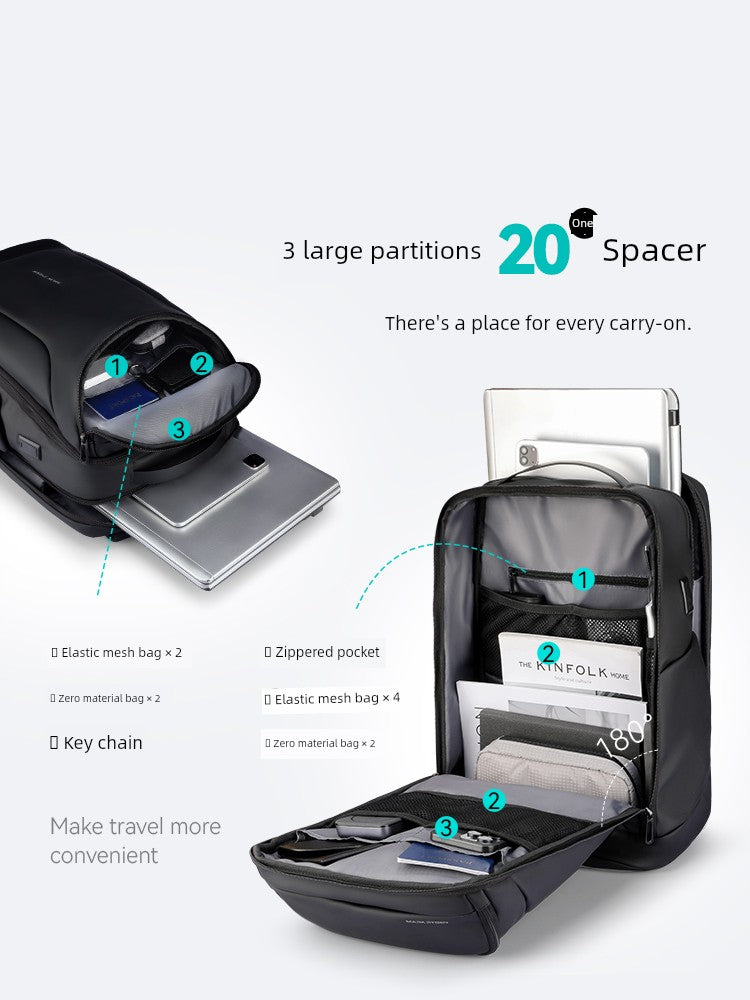 Men's Multi-Layer Defense Backpack