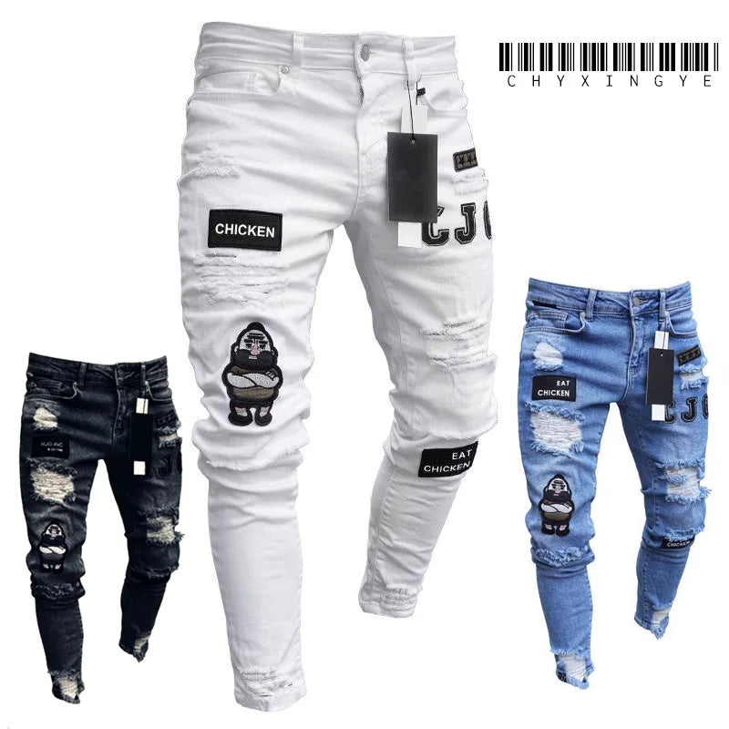Men's Skinny Trendy Jeans