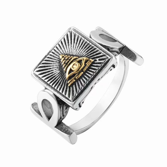 Illuminati Masonic Ring