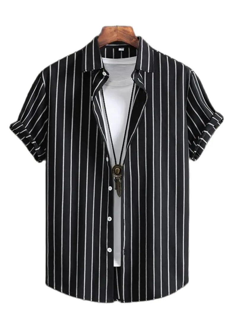 Men's Striped Button Down