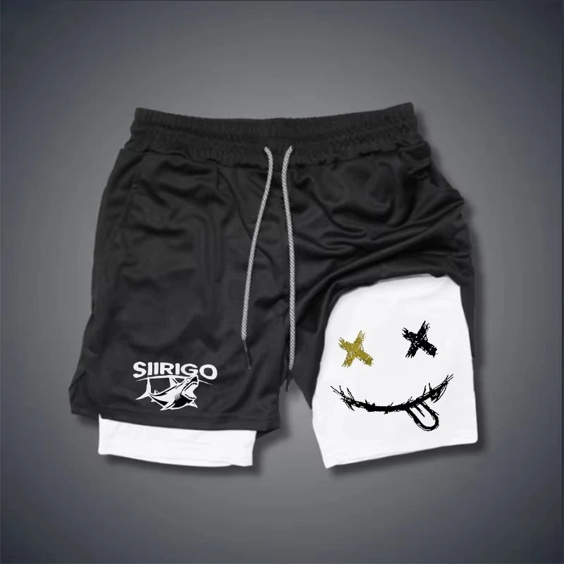 2024 Men's Smiling Fitness Shorts