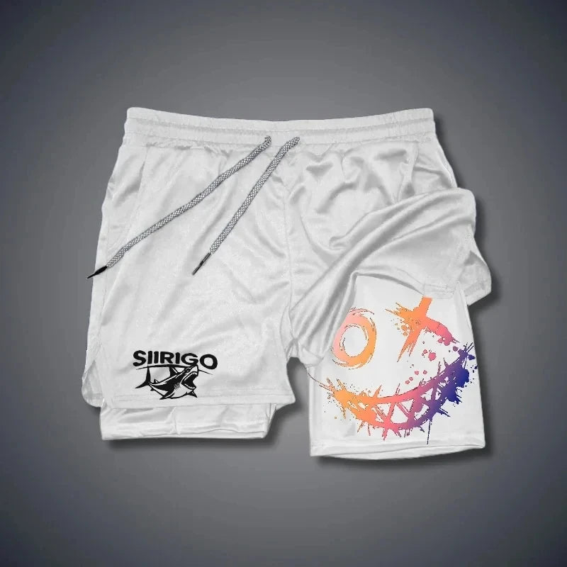 2024 Men's Smiling Fitness Shorts