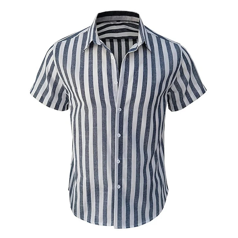 Men's Striped Button Down