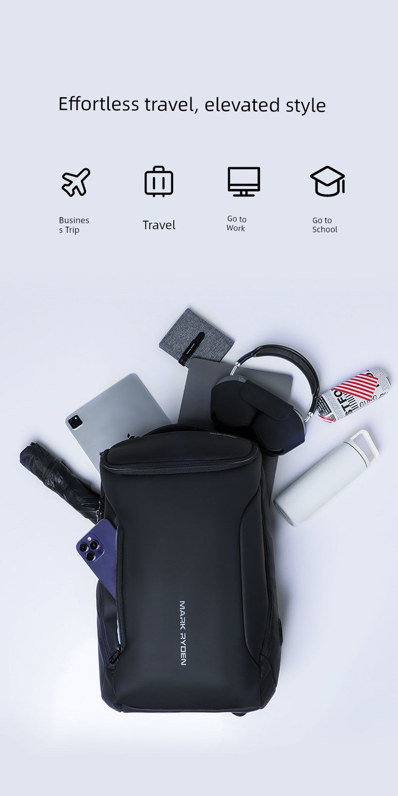 Men's Multi-Layer Defense Backpack