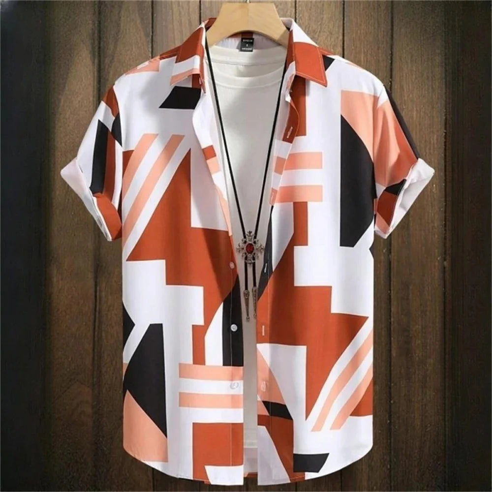 Geometry Men's Shirt Short Sleeve