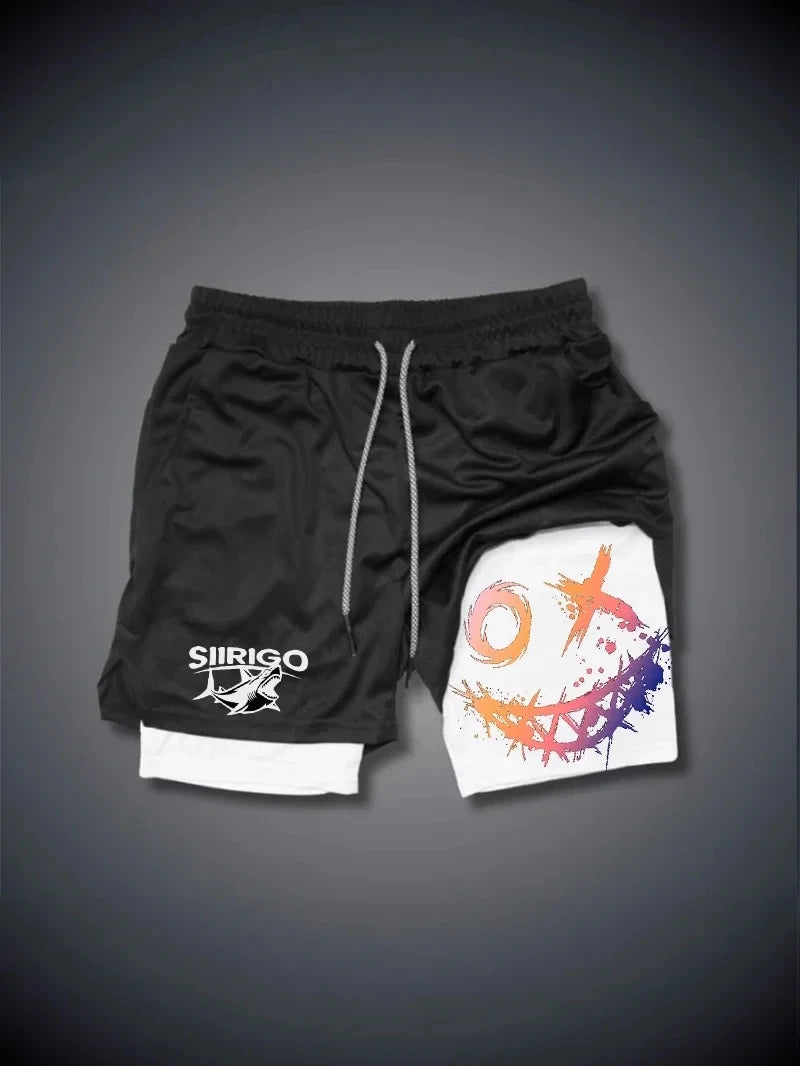 2024 Men's Smiling Fitness Shorts