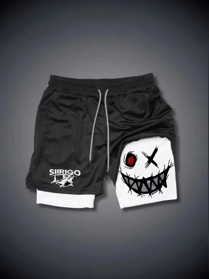 2024 Men's Smiling Fitness Shorts