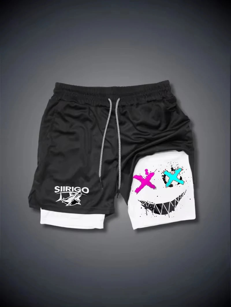 2024 Men's Smiling Fitness Shorts