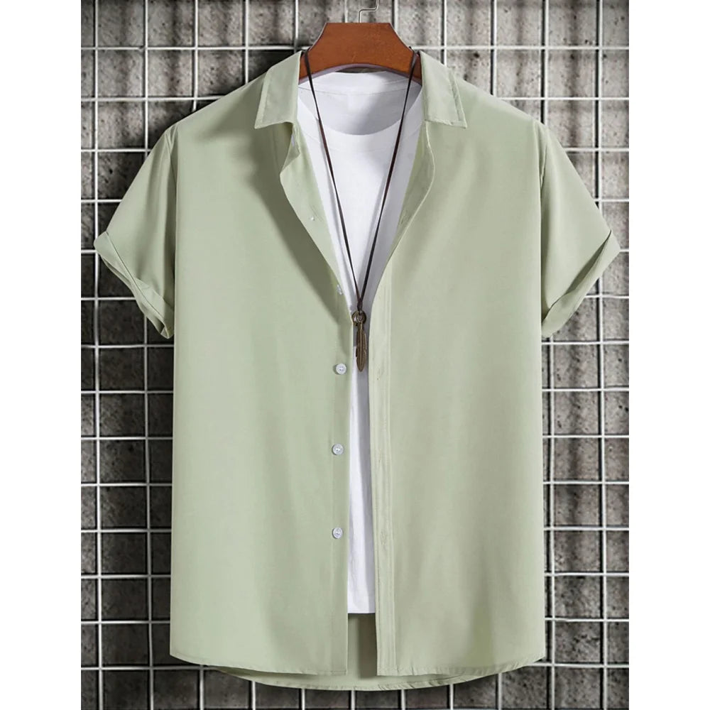 Men's Simple Hawaiian Button Down