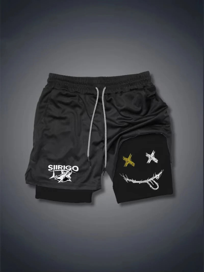 2024 Men's Smiling Fitness Shorts