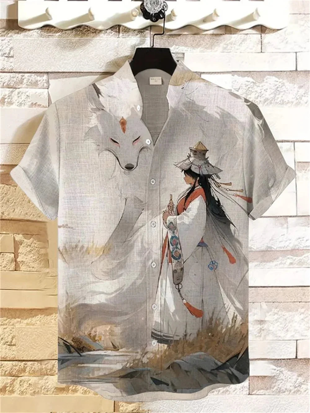 Japanese Fox Mens T-Shirt