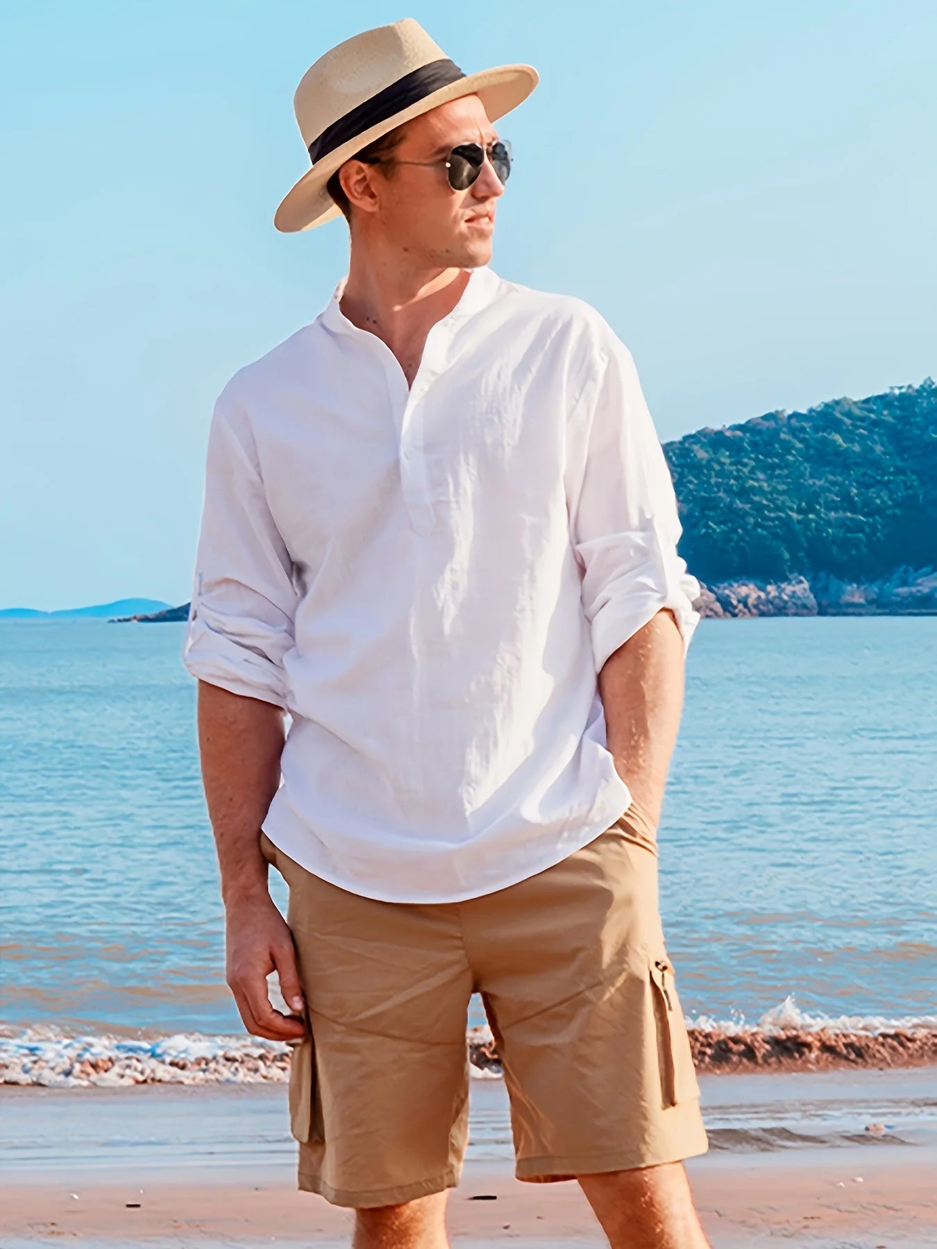 Men's Casual Linen