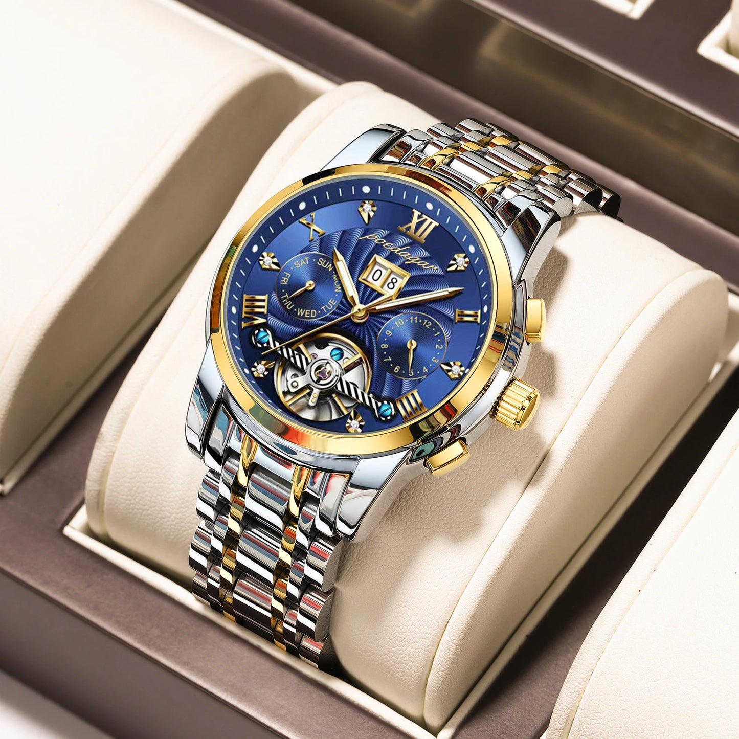 Men's Tourbillon Business Wristwatch