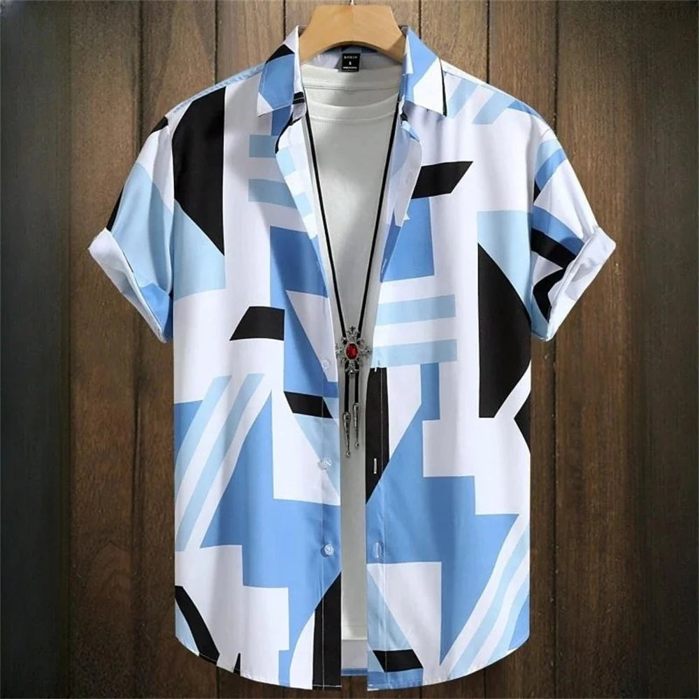 Geometry Men's Shirt Short Sleeve
