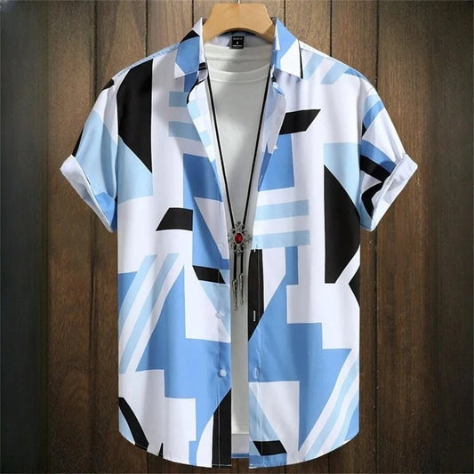 Geometry Men's Shirt Short Sleeve