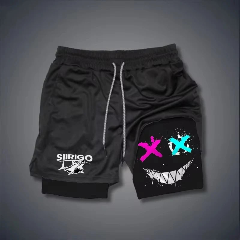 2024 Men's Smiling Fitness Shorts